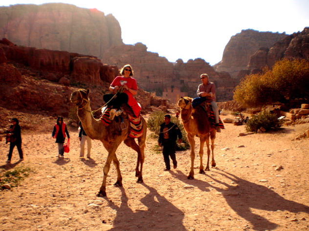 Petra camel ride