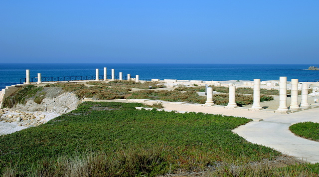 199-Ruins of Herod's Palace in Caesarea