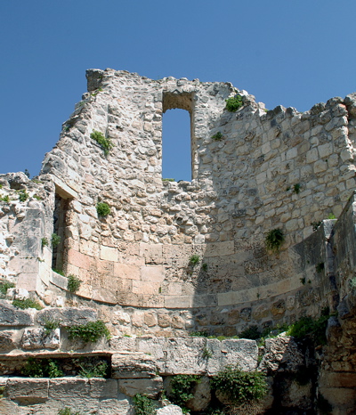 341-Ruins of a Byzantine church, Jerusalem