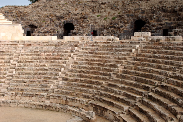 125-The Roman theatre at Beth Shean
