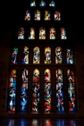 112-Stained glass window at the Church of the Annunciation